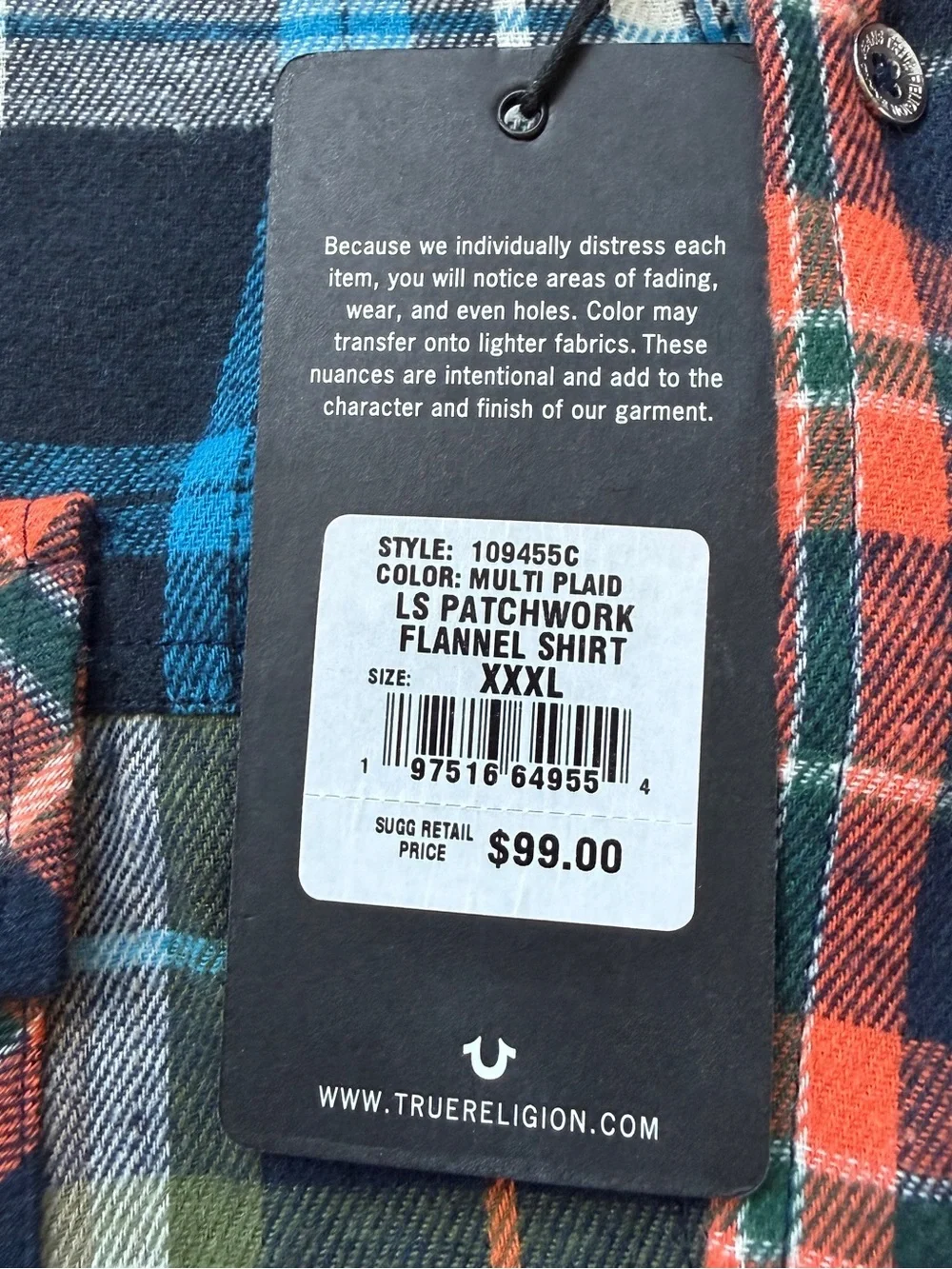 True Religion new tags